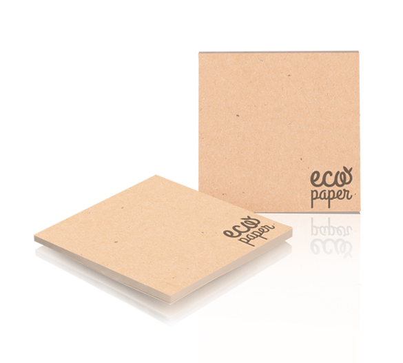 PM003-KRAFT Bloc-notes adhésif ECO