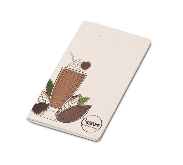 MN41-cocoa Carnet Mindnotes cousu avec couverture en papier Organic Spirit – cacao